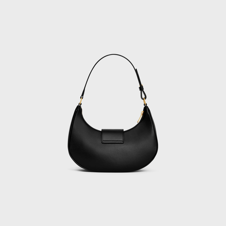 AVA TRIOMPHE SOFT BAG IN SMOOTH CALFSKIN BLACK